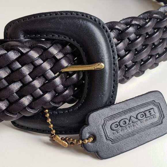 Coach Black Leather Belt 3851 Size: Small - Picture 1 of 9